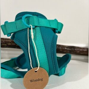 Wisedog Teal Dog Harness - Turquoise/Teal small